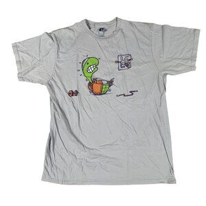 ! Work Out Turtle 100%‎ Cotton T-Shirt Size Large